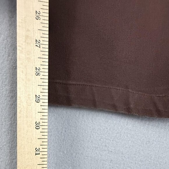 St. John Sport Jeans Women's 10 Brown Straight Leg Five Pocket High Rise - Picture 11 of 15